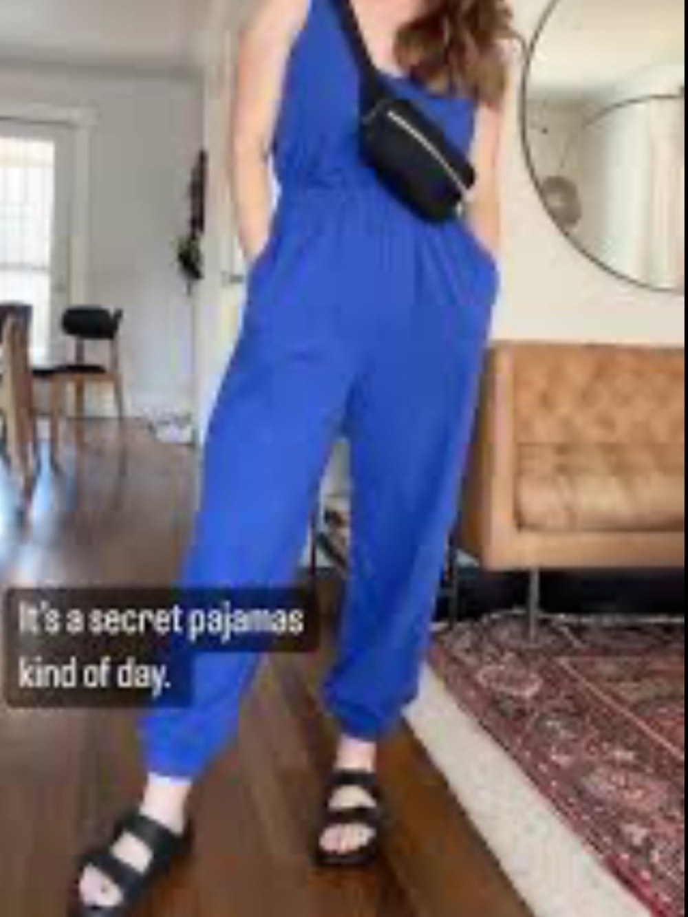 Universal Thread Royal Blue Sleeveless Jumpsuit